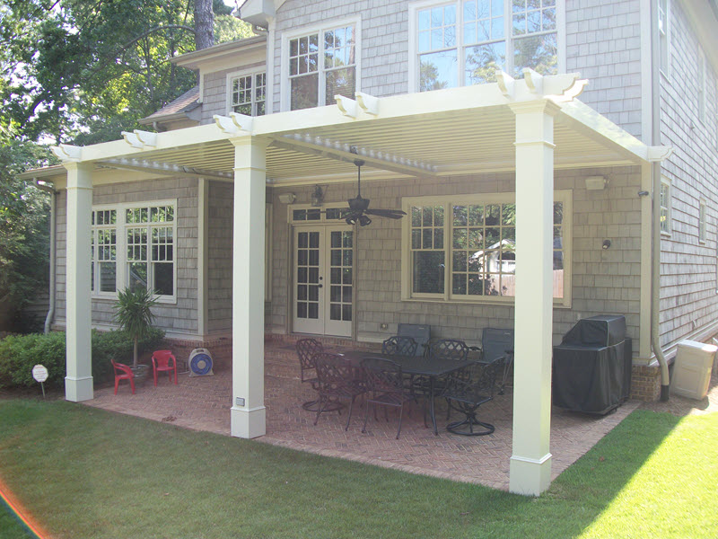 Shade for an outdoor dining space