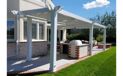 Safe Grilling under a Pergola