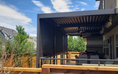 How Do Motorized Pergola Screens Compare to Fixed Screens?