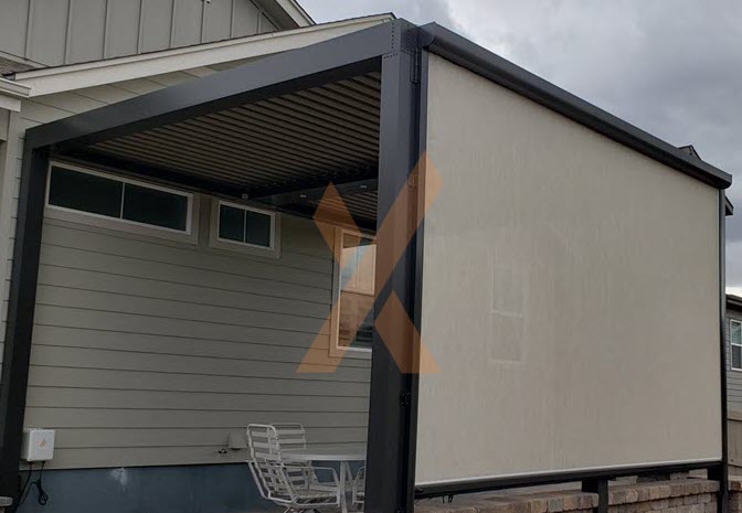 Residential solar screen by StruXure Denver