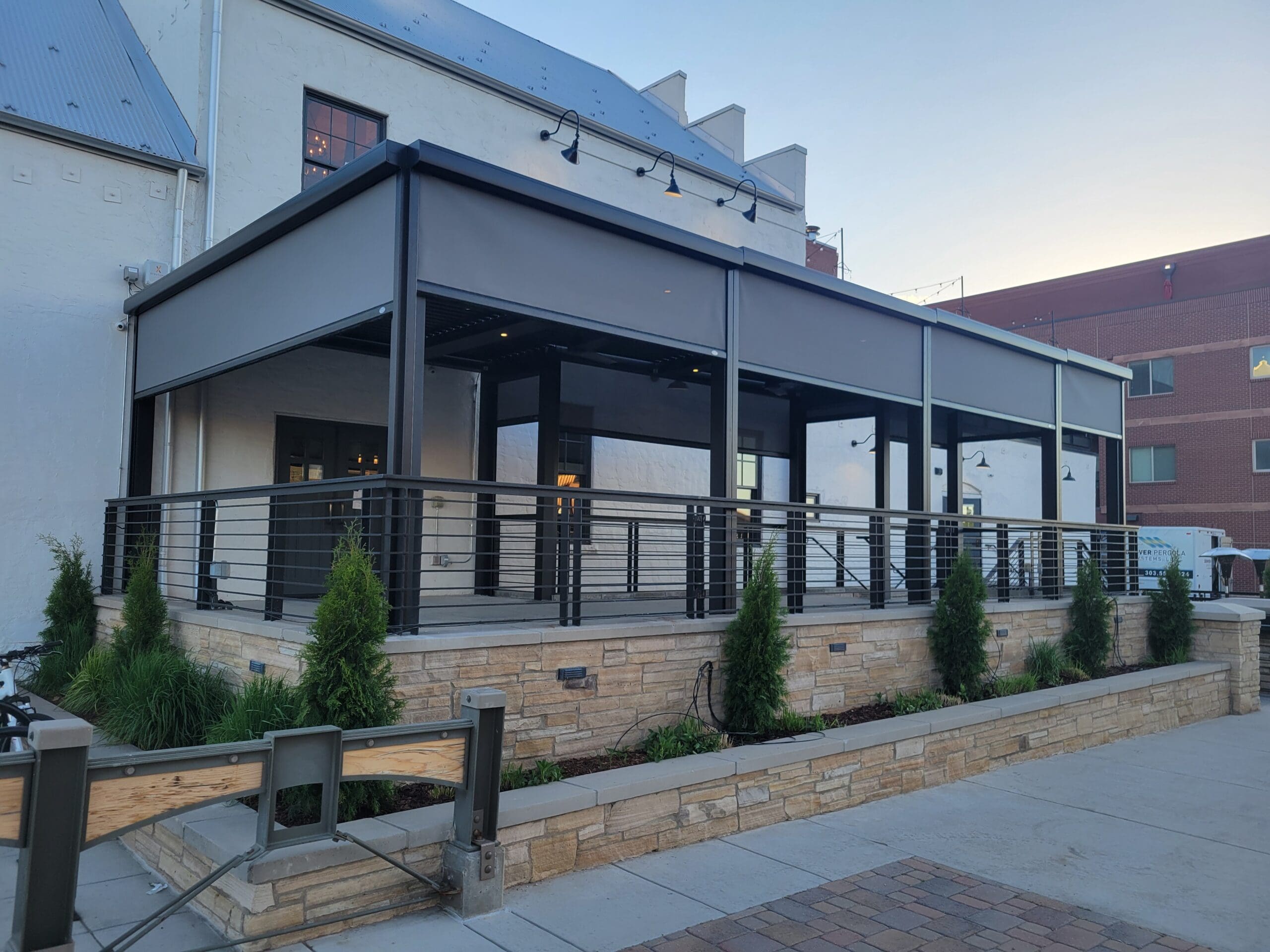 Commercial Pergola install CO 80524