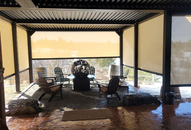 Residential Pergola Motorized Adjustable Pergola installed in Castle Rock
