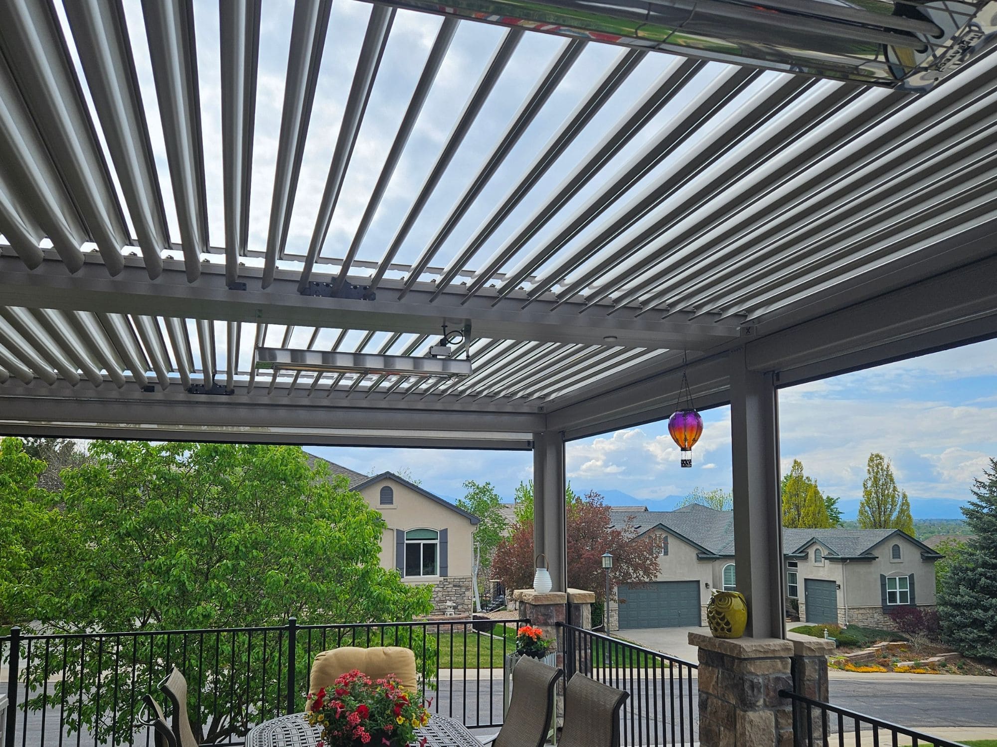 Residential Pergola Motorized Louvered Pergola Installation in Westminster, CO