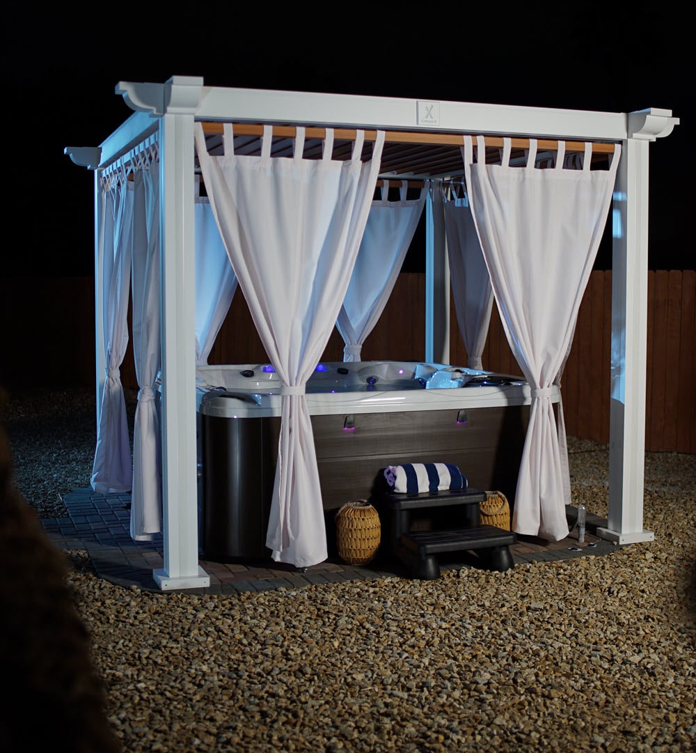 Hot Tub Cabana Free Standing Hot Tub Cover